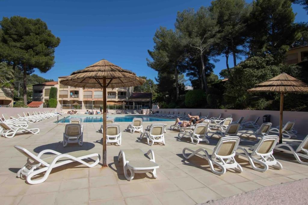 Appartement Piscine Tennis Acces Prive Plage Joia Sanary-sur-Mer Dış mekan fotoğraf
